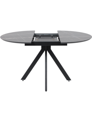 Кухонный стол Lepremo AV 1107 черный тунис/черный раздвижныой стол