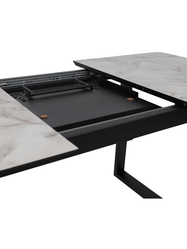 Кухонный стол Lepremo AV 1208 Виктори натуральный/черный раздвижной механизм