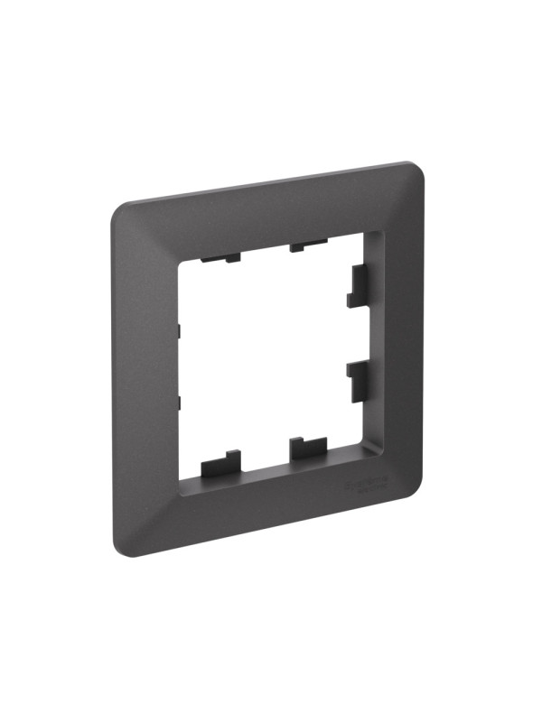 Рамка Systeme Electric AtlasDesign Air ATN221401 базальт сбоку