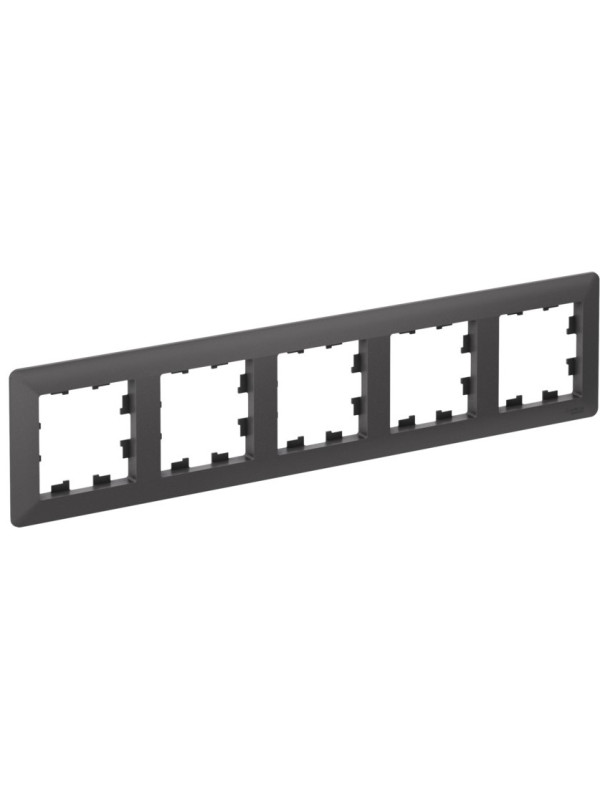 Рамка Systeme Electric AtlasDesign Air ATN221405 базальт сбоку