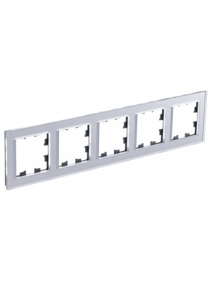 Рамка Systeme Electric AtlasDesign Nature ATN320305 алюминий сбоку