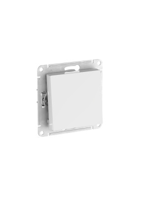Выключатель Systeme Electric AtlasDesign Aqua ATN440161S белый сбоку