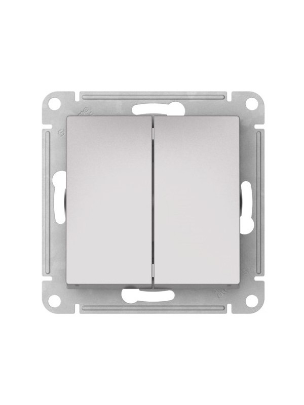 Выключатель Systeme Electric AtlasDesign Aqua ATN440351S алюминий