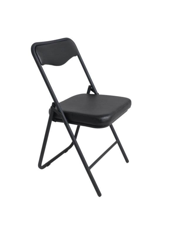 Стул Фабрикант Гольф BL черный под углом