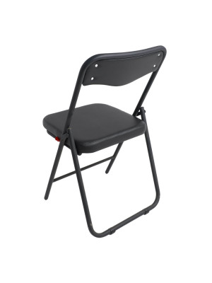 Стул Фабрикант Гольф BL черный сзади под углом