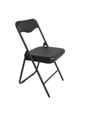 Стул Фабрикант Гольф BL черный под углом