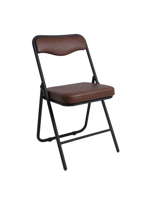 Стул Фабрикант Гольф BL темно-коричневый/черный