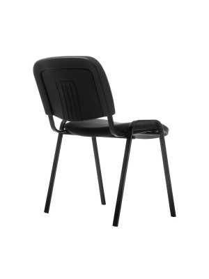 Стул офисный Фабрикант ИЗО BL ТК1 черный под углои
