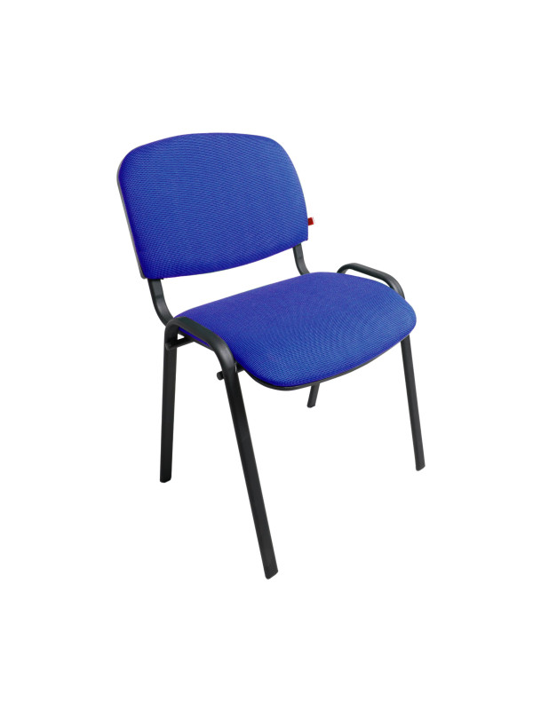 Стул офисный Фабрикант ИЗО BL синий/черный сверху