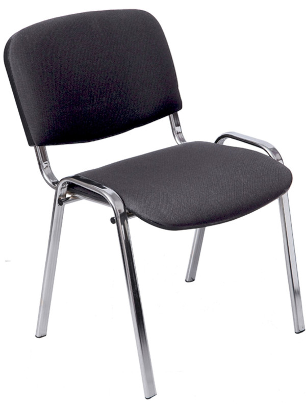 Стул офисный Фабрикант ИЗО CH серый/хром