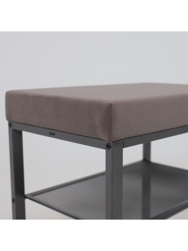 Банкетка ЗМИ Торонто13S серый/графит под углом