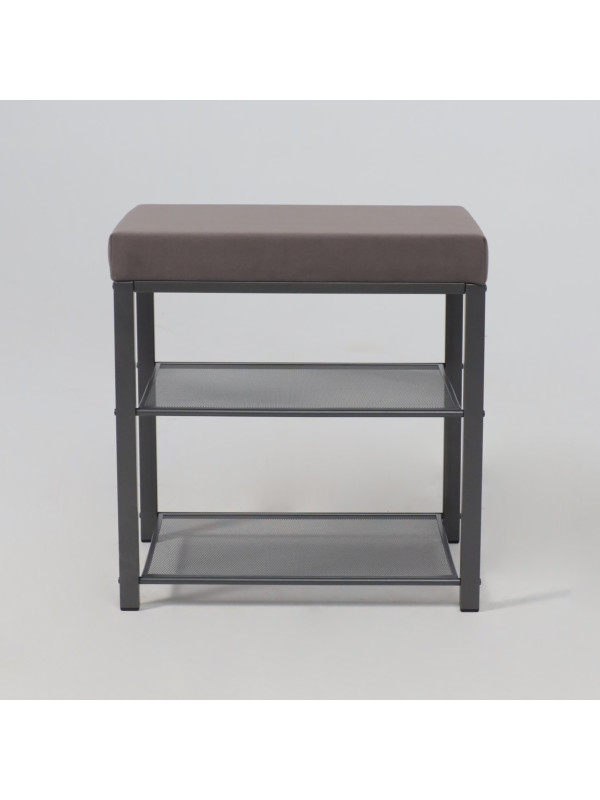 Банкетка ЗМИ Торонто13S серый/графит спереди