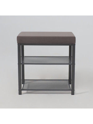 Банкетка ЗМИ Торонто13S серый/графит спереди