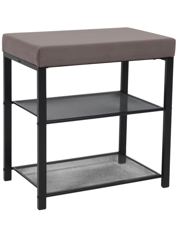 Банкетка ЗМИ Торонто13S серый/черный