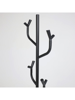 Вешалка напольная AksHome Dinara черная вблизи