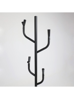 Вешалка напольная AksHome Dinara черная сверху