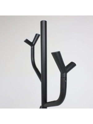 Вешалка напольная AksHome Dinara черная вблизи (2)