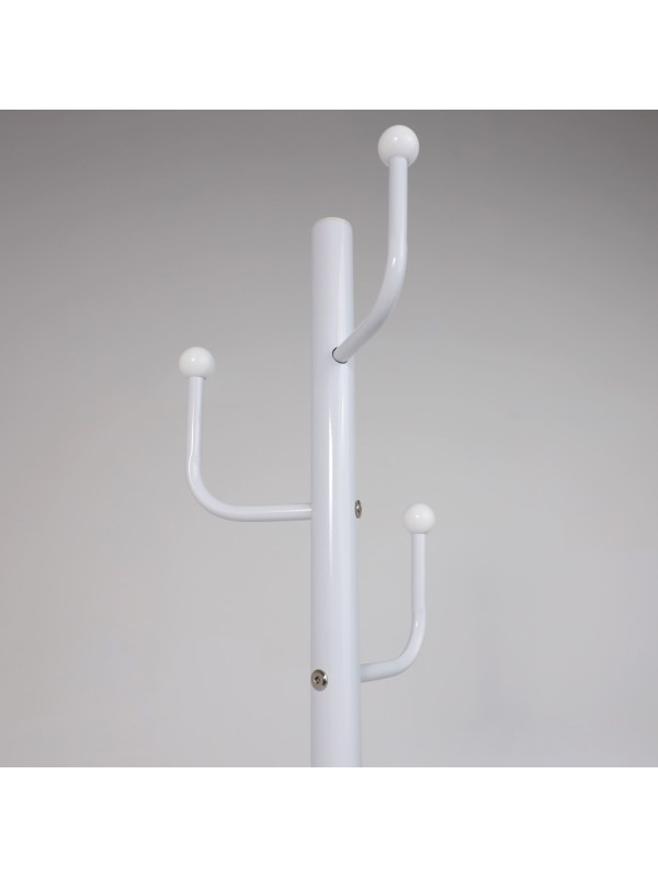 Вешалка напольная AksHome Drogo белая сверху