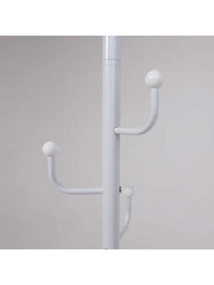 Вешалка напольная AksHome Drogo белая по середине