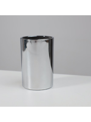 Стакан для зубной щетки и пасты AksHome Chroma спереди