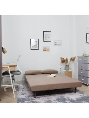 Диван DiArt Элли 100 бежевый/бук в интерьере (1)