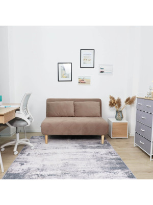 Диван DiArt Элли 100 бежевый/бук в интерьере