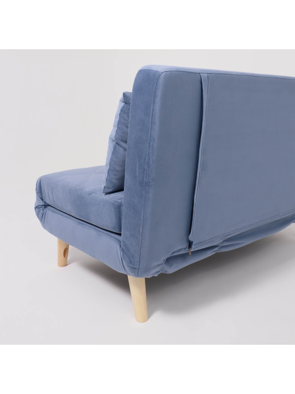 Диван DiArt Элли 120 джинс/бук сзади