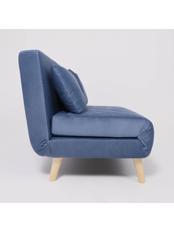 Диван DiArt Элли 120 джинс/бук сбоку