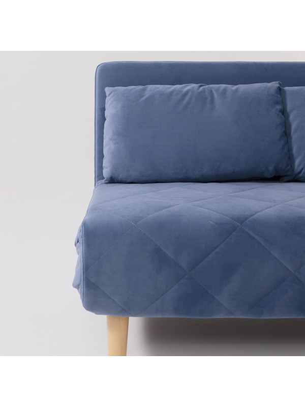 Диван DiArt Элли 120 джинс/бук спереди (1)