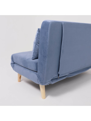 Диван DiArt Элли 120 джинс/бук сзади
