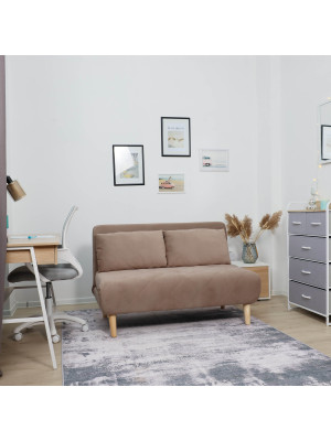 Диван DiArt Элли 140 бежевый/бук в интерьере