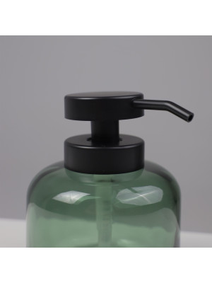 Дозатор жидкого мыла AksHome Aura зеленый вблизи