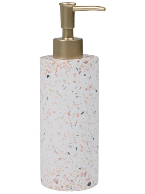 Дозатор жидкого мыла AksHome Nest белый