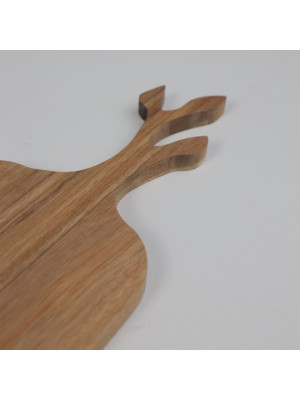 Разделочная доска AksHome Acacia Tree 36 см вблизи