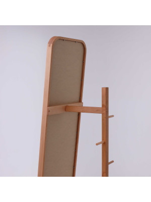 Зеркало Файрум Oland 46х169.5 коричневый под углом