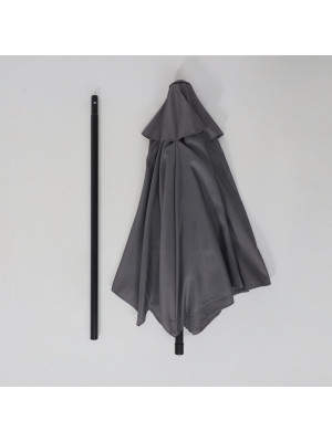 Комплект садовой мебели AksHome Picnic серый/черный зонт в разобранном виде