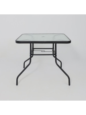 Комплект садовой мебели AksHome Picnic серый/черный стол