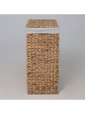 Корзина для белья AksHome Adige L бежевый сбоку