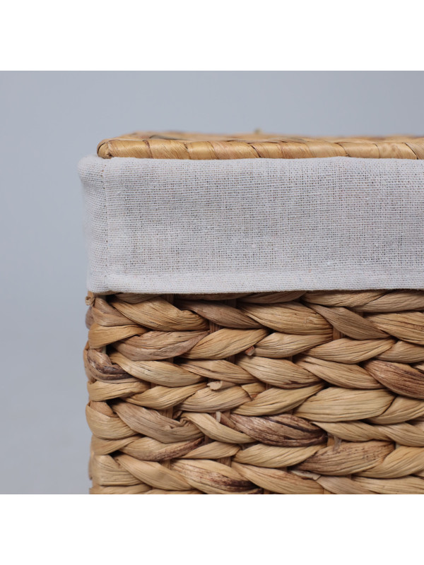 Корзина для белья AksHome Adige M бежевый в