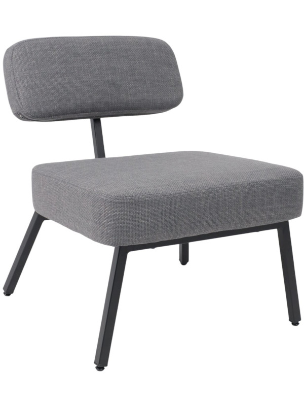 Кресло AksHome Aspen серый/черный