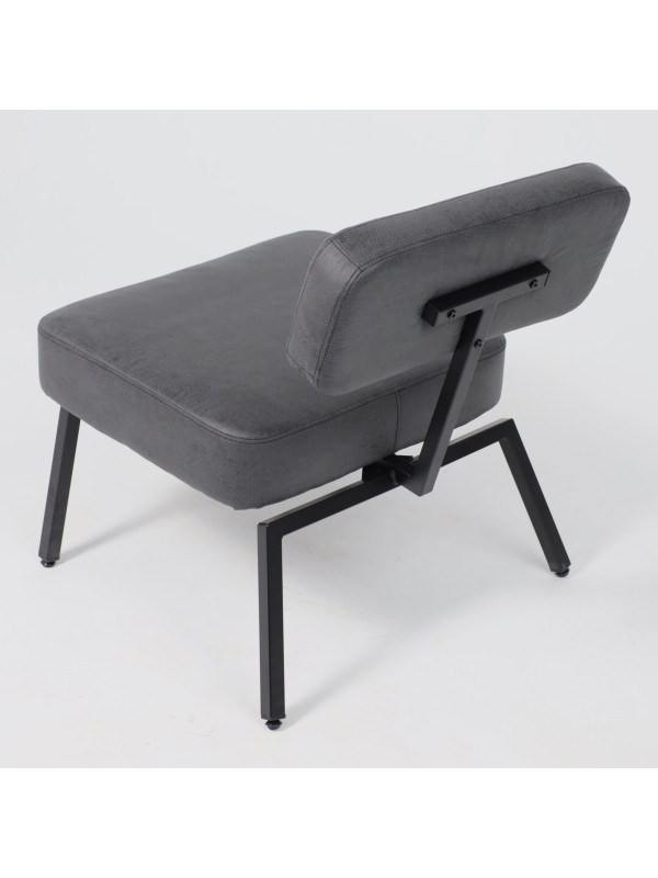 Кресло AksHome Aspen черный/черный сверху