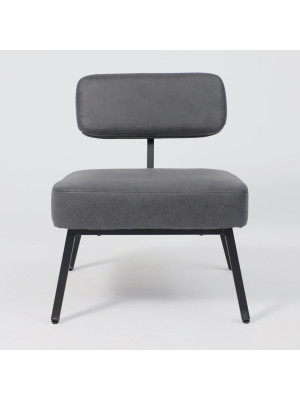 Кресло AksHome Aspen черный/черный спереди