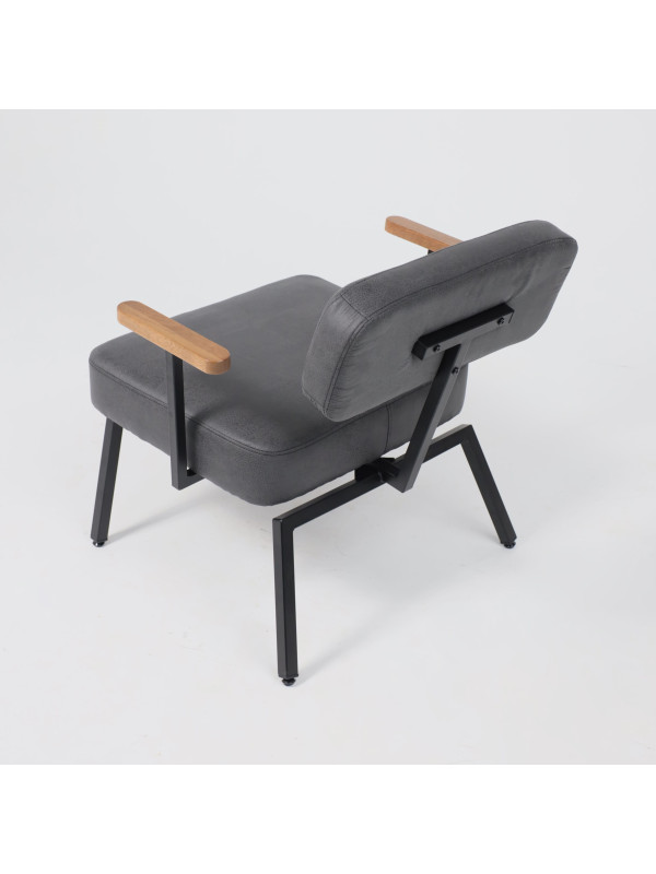 Кресло AksHome Booker черный сверху