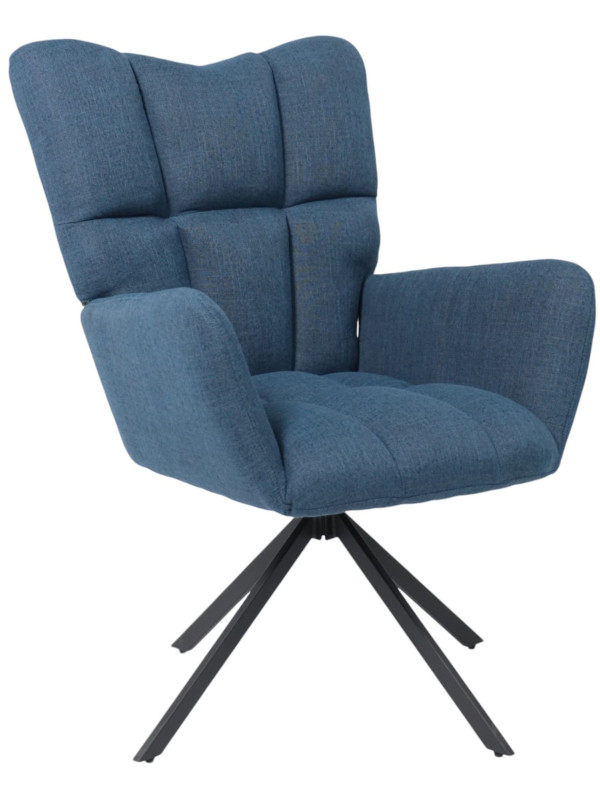 Кресло AksHome Colorado New синий/черный