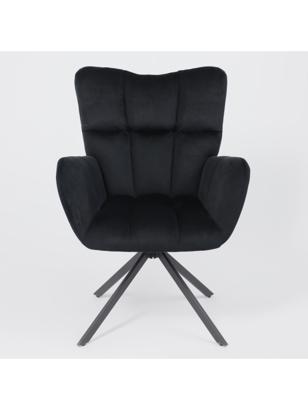 Кресло AksHome Colorado New черный спереди