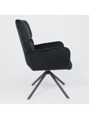 Кресло AksHome Colorado New черный сбоку