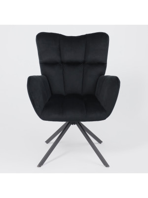 Кресло AksHome Colorado New черный спереди