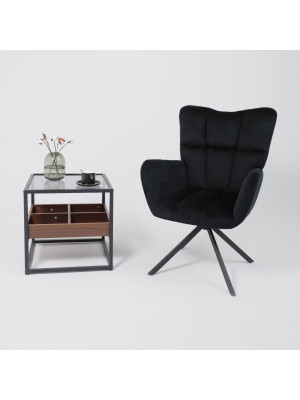 Кресло AksHome Colorado New черный в интерьере
