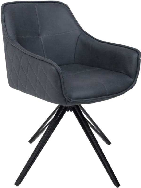 Стул AksHome Connor серый/черный