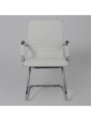 Стул офисный AksHome Dune белый спереди